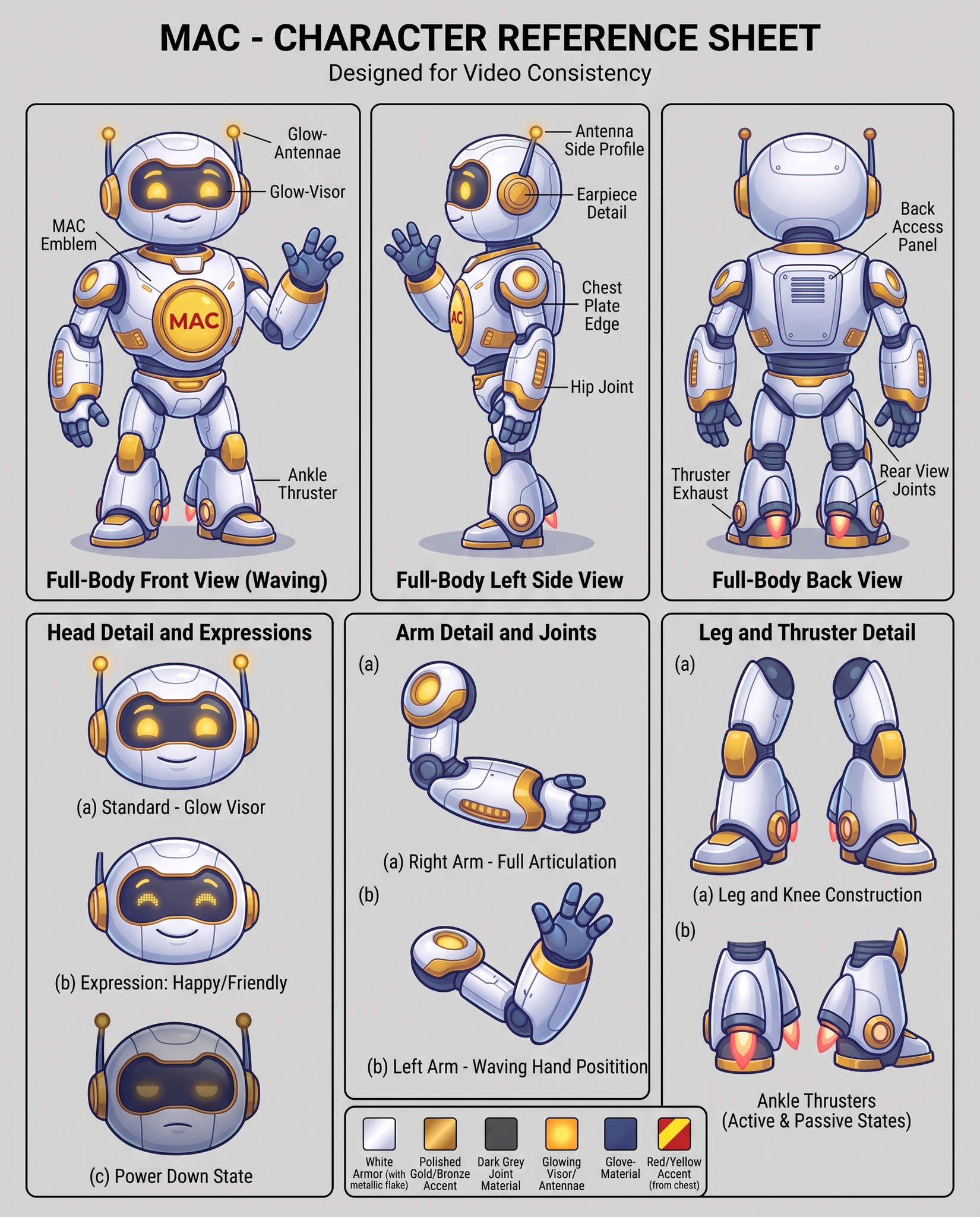 MAC reference sheet